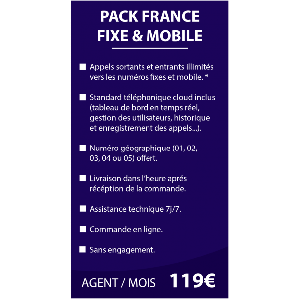 Pack VOIP Fixe&Mobile